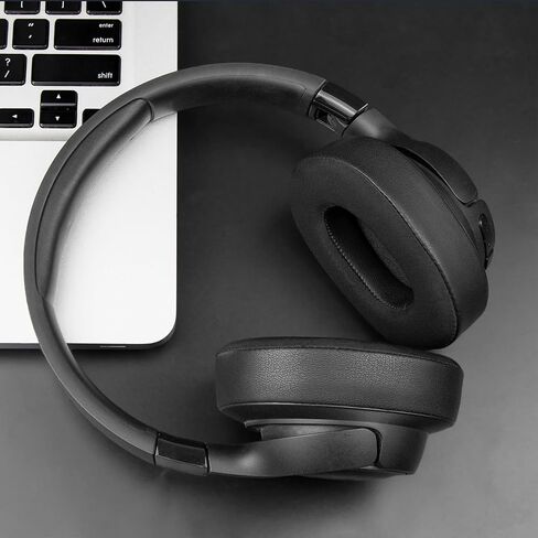 SOULWIT Cooling-Gel Earpads Replacement for JBL Tune 700BT, 710BT, 720BT, 750BTNC, 760NC, 770NC Wireless Over-Ear Headphones, Ear Pads Cushions with High-Density Foam - Black in Saudi Arabia