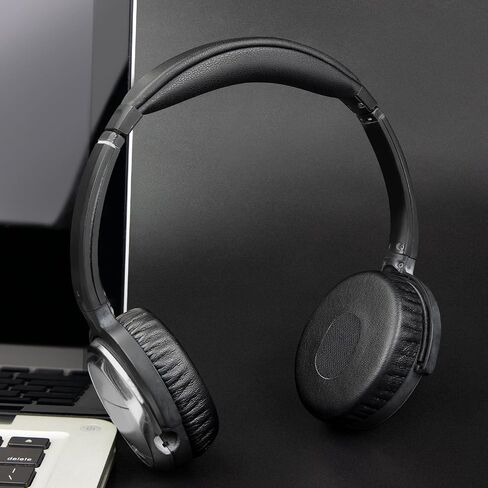 وسائد أذن Soulwit + لوحة رأس ، مجموعة بديلة لسماعات Bose QuietComfort 3 (QC3) (لا تتناسب مع OE1) - أسود in Saudi Arabia