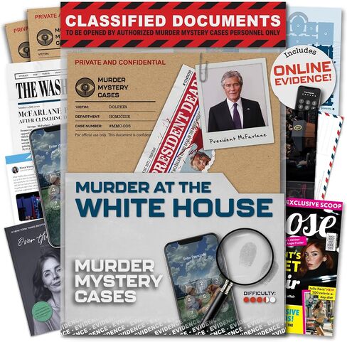 Murder Mystery Cases - Murder at The Eiffel Tower - Unsolved Murder Mystery Games for Adults - Escape Room Game w/Intriguing Cold Case Case File - Detective Games, Crime Solving, Mystery Game Fun in Saudi Arabia