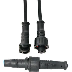 5pcs M12 12mm مقاومة للماء 2 3 4 5pin IP65 سلك كابل سلك لشرائط LED الذكور والإناث مقبس 20 سم رأس الحجم الصغير (4p) in Kuwait