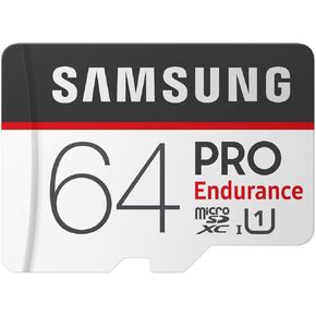 100% Original SAMSUNG PRO Endurance Class 10 Micro SD Card Flash Microsd Memory Card SD/TF Cards 64GB U1 4K with Card Adapter and Card Reader in Saudi Arabia