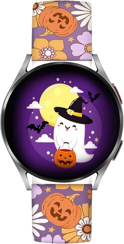 نطاقات عيد الميلاد عيد الميلاد متوافقة مع Samsung Galaxy Watch 7 Band 6 5 4 Active 2 Fe 40mm 44mm/Watch 6/4 Classic/5 Pro/3 ، 20 مم حزام استبدال العطلات ل Samsung Watch Bands Women in Kuwait