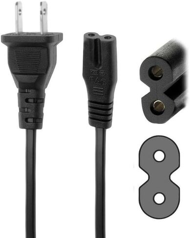 2-Prong AC Power Cord Cable Lead fits for Relixcozy S-501 S501 Food Warming Mat Electric Warming Tray Power Supply 110V-240V in Saudi Arabia