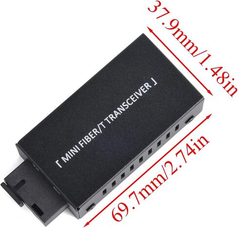 1 زوج MINI GIGABIT الألياف المحول البصري - الألياف إلى محول Ethernet ، SC إلى RJ45 ، 100/1000 ميغابت في الثانية حتى 20 كم ، مع إمدادات الطاقة الأمريكية in Kuwait