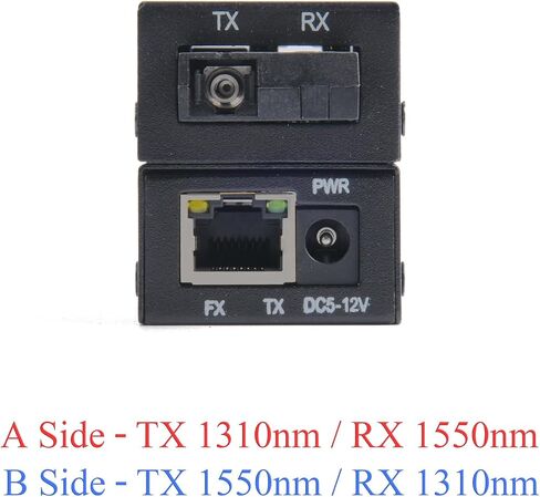 1 زوج MINI GIGABIT الألياف المحول البصري - الألياف إلى محول Ethernet ، SC إلى RJ45 ، 100/1000 ميغابت في الثانية حتى 20 كم ، مع إمدادات الطاقة الأمريكية in Kuwait