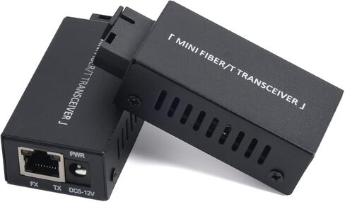 1 زوج MINI GIGABIT الألياف المحول البصري - الألياف إلى محول Ethernet ، SC إلى RJ45 ، 100/1000 ميغابت في الثانية حتى 20 كم ، مع إمدادات الطاقة الأمريكية in Kuwait