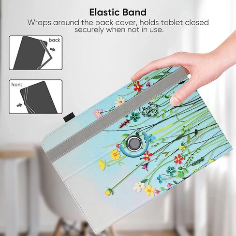 Universal 11.5 11.5 Inch Android Tablet Case ، 360 درجة قابلة للتدوير قابلة للتدوير متعددة الغطاء لحالة موقف العرض 10.5 "10.9" 11 "11.5" وجميع قرص الشاشة لمس in Kuwait