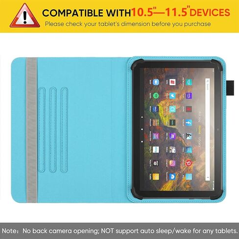 Universal 11.5 11.5 Inch Android Tablet Case ، 360 درجة قابلة للتدوير قابلة للتدوير متعددة الغطاء لحالة موقف العرض 10.5 "10.9" 11 "11.5" وجميع قرص الشاشة لمس in Kuwait