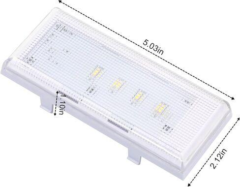 لوحة LED خلفية للفريزر W10515057 مع عدسة مدببة وإطار لويرلبول وكينمور ومايتاج والثلاجات 3021141 PS8768636 W10398007 WPW10515057 in Kuwait