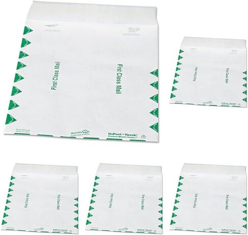 Quality Park Survivor R1530 Tyvek USPS First Class Mailer, 9 1/2 x 12 1/2, White (Box of 100) in Saudi Arabia