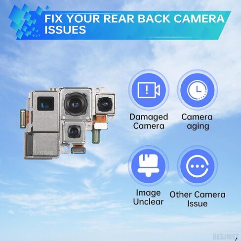 بالنسبة إلى Samsung Galaxy S21 Ultra 5G ، استبدال الكاميرا الخلفية البديلة Main Camera Module REPLAY FOR in Saudi Arabia