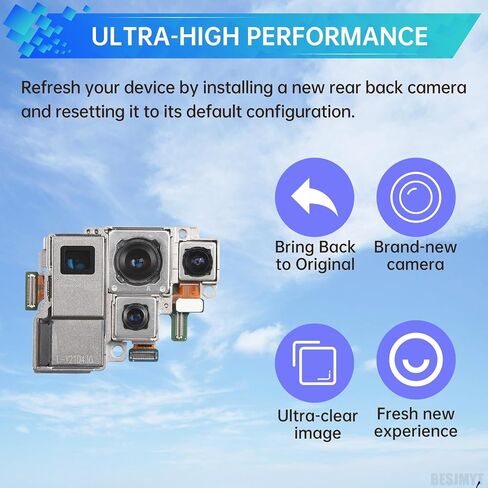بالنسبة إلى Samsung Galaxy S21 Ultra 5G ، استبدال الكاميرا الخلفية البديلة Main Camera Module REPLAY FOR in Saudi Arabia