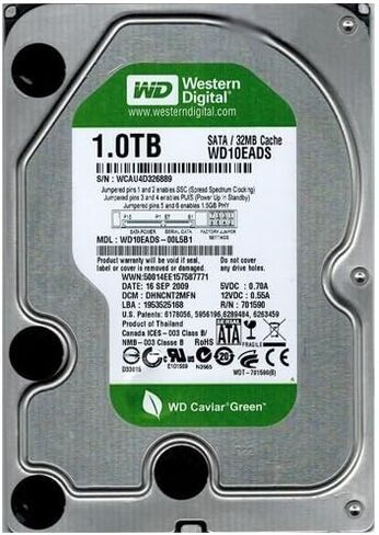 WD10EADS-00L5B1 Western Digital Caviar Green 1TB 7200RPM SATA-300 32M in Saudi Arabia
