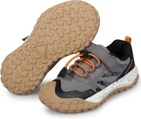 UOVO Boys Hiking Shoes Waterproof Running Fashion Sneakers Breathable Lightweight Non-Slip Outdoors Trekking Sports(Toddler/Little/Big Kids) in Kuwait