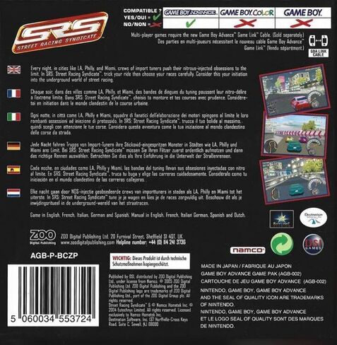 SRS RACING - Game Boy Advance in Kuwait