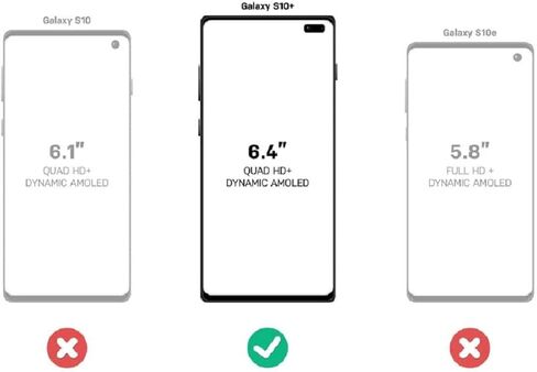 Case Otterbox Defender Series لـ Galaxy S10+ (Plus)- Black in Kuwait