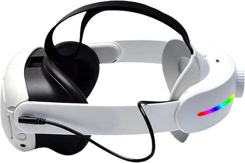 Virtual Reality Glasses Battery Backup Head Strap Comfortable Adjustable 4000mAh Power Accessory with LED Light in Saudi Arabia