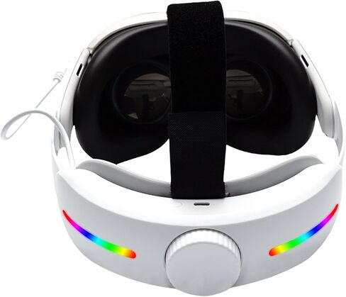 Virtual Reality Glasses Battery Backup Head Strap Comfortable Adjustable 4000mAh Power Accessory with LED Light in Saudi Arabia