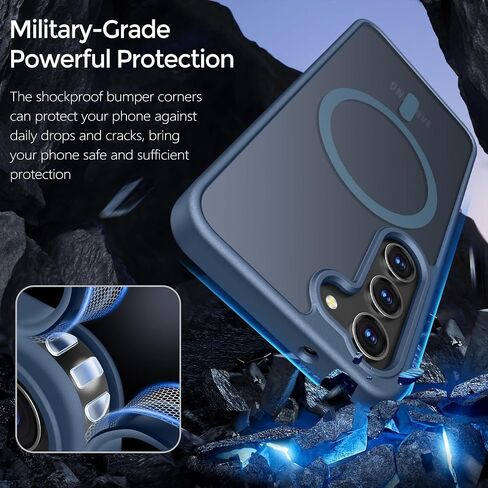 Rayboen for Samsung Galaxy S23 Case Magnetic ، [متوافق مع Magsafe] الجلد الواقي يشعر بغطاء الهاتف غير اللامع لـ Samsung S23 مع ظهورها الصلبة شبه الصلبة ، والطريقة الخضراء غير اللامعة ، والأخضر غير اللامع in Kuwait