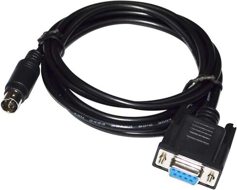 RS232 D-SUB 9P DB9 to MINI DIN 5PIN MD5 Converter PLC Programming Cable(5m) in Saudi Arabia
