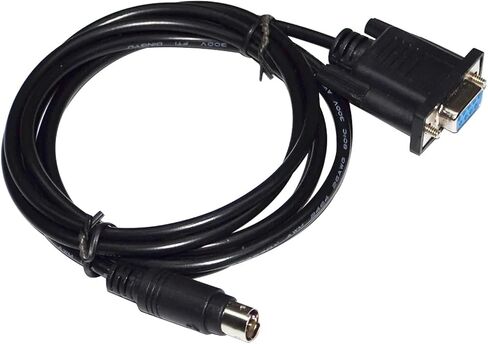 RS232 D-SUB 9P DB9 to MINI DIN 5PIN MD5 Converter PLC Programming Cable(5m) in Saudi Arabia