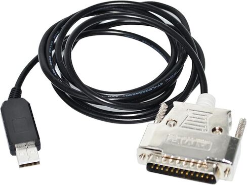 FT232RL USB إلى D-SUB 25PIN DB25 ذكور محول الموصل RS232 كابل برمجة الاتصالات التسلسلية لـ C-232R US-232R (5M) in Saudi Arabia