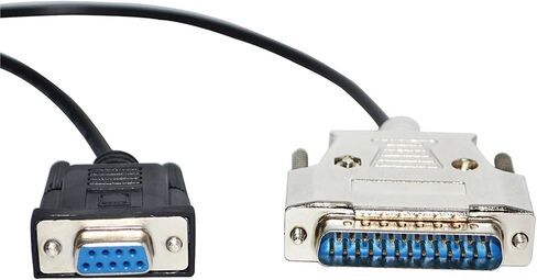 RS232 D-SUB 9PIN DB9 أنثى إلى DB25 MALE 25PIN ADAPTER COMMITION CABLE DATION in Saudi Arabia