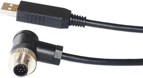 FT232RL رقاقة USB إلى M12 8PIN RS232 كابل الاتصال التسلسلي لأرصدة سلسلة ICS لمضيف الكمبيوتر (1.8 متر ، موصل مستقيم) in Saudi Arabia