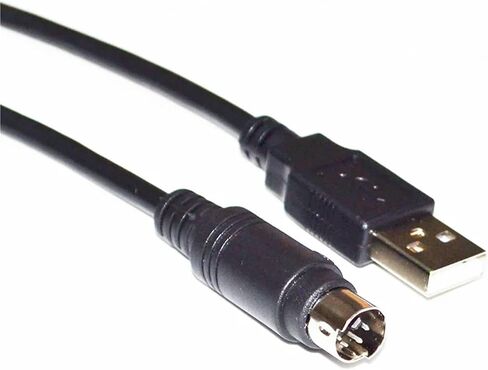 2.0 to MINI DIN 6 PIN MD6 Male Program Upgrade Cable for Automobile, A – MINI-DIN 6PIN Inspection Cable(1.8m) in Saudi Arabia