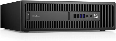 HP EliteDesk 800 G2 SFF Desktop PC, Intel i5-6500 3.20 GHz Processor, AMD Radeon R5 340X 2GB, 16GB DDR4 RAM, 256GB SSD, Wi-Fi, DisplayPort, DVI, Windows 11 Pro (Renewed) in Saudi Arabia