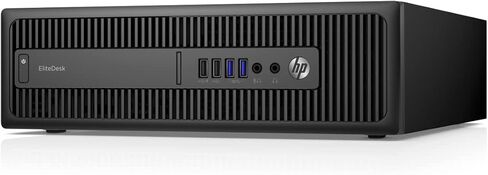 HP EliteDesk 800 G2 SFF Desktop PC, Intel i5-6500 3.20 GHz Processor, AMD Radeon R5 340X 2GB, 16GB DDR4 RAM, 256GB SSD, Wi-Fi, DisplayPort, DVI, Windows 11 Pro (Renewed) in Saudi Arabia
