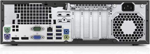 HP EliteDesk 800 G2 SFF Desktop PC, Intel i5-6500 3.20 GHz Processor, AMD Radeon R5 340X 2GB, 16GB DDR4 RAM, 256GB SSD, Wi-Fi, DisplayPort, DVI, Windows 11 Pro (Renewed) in Saudi Arabia