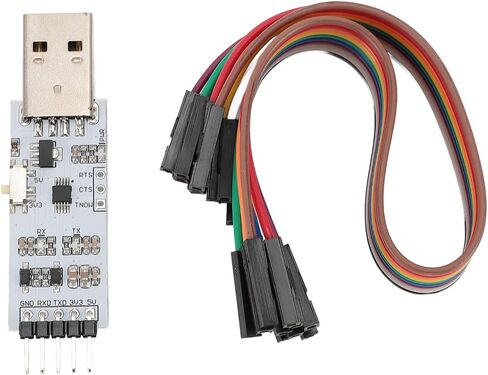 Tangxi USB 2.0 to TTL Module Serial Converter ، USB 2.0 to TTL 5Pin Serial Adapter Module Module for UARTSTC 3.3V و 5V مع أسلاك الطائر in Saudi Arabia