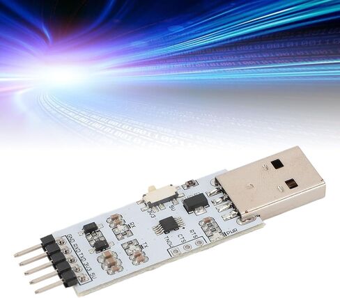 Tangxi USB 2.0 to TTL Module Serial Converter ، USB 2.0 to TTL 5Pin Serial Adapter Module Module for UARTSTC 3.3V و 5V مع أسلاك الطائر in Saudi Arabia