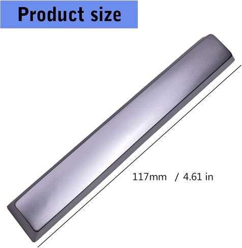 Alloy Spacebar Keycap Gold/Silver Finish High Durability Metal Keycaps for Mechanical Keyboards Enhances Typing in Saudi Arabia