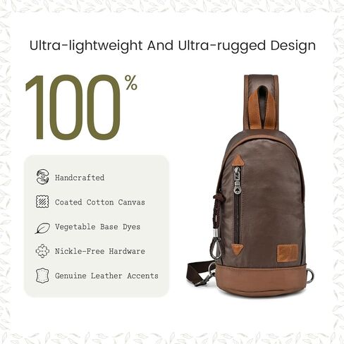 Urban Light Coated Canvas Sling Bag in Kuwait