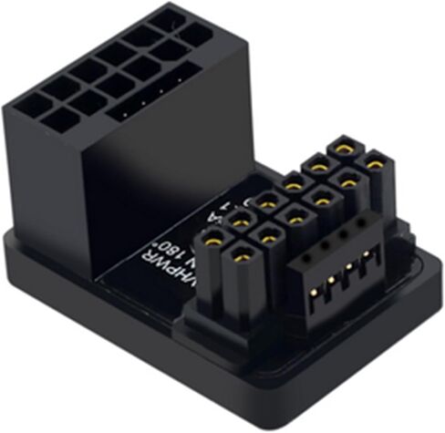 WLGQ PCIe 5.0 Power Supply Adapter, 600W 12VHPWR ATX 3.0, 16-Pin (12+4) Connector for GeForce RTX 3090Ti 4070Ti 4080 4090 5070Ti 5080 5090 Graphic Card (A Type) in Kuwait