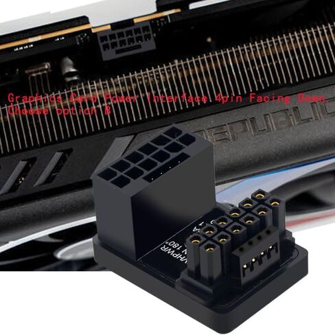 WLGQ PCIe 5.0 Power Supply Adapter, 600W 12VHPWR ATX 3.0, 16-Pin (12+4) Connector for GeForce RTX 3090Ti 4070Ti 4080 4090 5070Ti 5080 5090 Graphic Card (A Type) in Kuwait