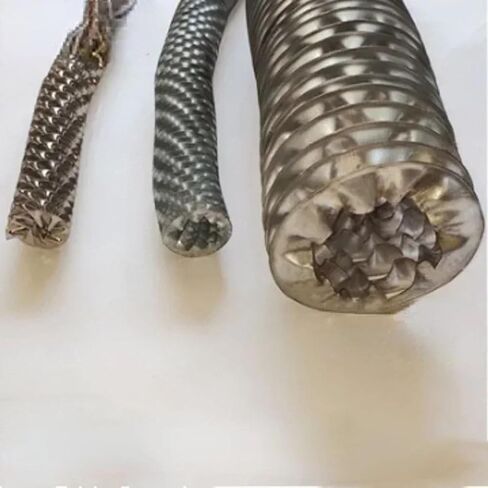 1pcs 1m الفولاذ المقاوم للصدأ حلزوني الزعنفة الزعنفة بالوعة حرارة الحرارة لأنبوب التبريد الأنبوبية توصيل التدفئة أجزاء المبرد تجفيف أنبوب الزعنفة (معرف 32 مم 15 ملم) in Kuwait