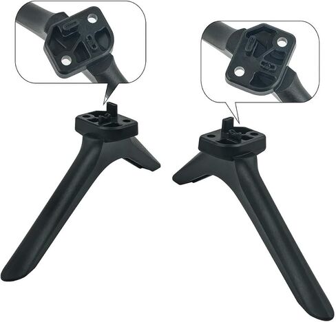 generic OEM Part - TV Base Stand Legs Compatible with Hisense 60" 65" Base Tabletop TVs Stand for Models 65A65H, 65U6G and 65R6E1 Screws Included., Black in Saudi Arabia