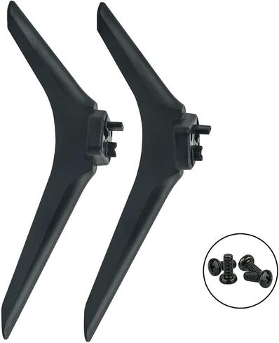 generic OEM Part - TV Base Stand Legs Compatible with Hisense 60" 65" Base Tabletop TVs Stand for Models 65A65H, 65U6G and 65R6E1 Screws Included., Black in Saudi Arabia
