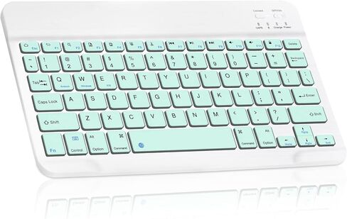 لوحة مفاتيح قابلة لإعادة شحن Bluetooth القابلة لإعادة الشحن فائقة Samsung QN65QN800AFXZA وجميع أجهزة iPads الممكّنة من Bluetooth ، أجهزة iPhone ، Android ، الهواتف الذكية ، PC Windows - Stone Gray in Saudi Arabia