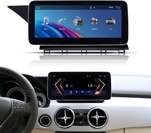 Android Auto Touch Screen Car Stereo لـ Mercedes Benz GLK Class X204 2013 2014 2015 NTG4.5 HD Screen GPS Suppigation Support in Kuwait