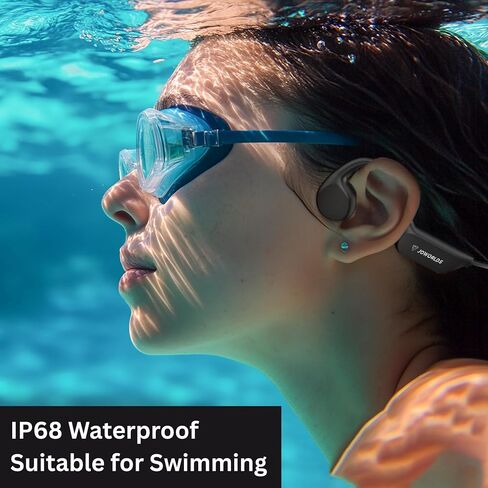 فتحات سماعات الأذن مفتوحة بلوتوث لاسلكي ، IP68 سماعات رأس العظم المقاومة للماء ، بلوتوث ، سماعات الأذن اللاسلكية ، سماعات رياضية للسباحة ، الموسيقى 10 ساعات مستمرة in Saudi Arabia
