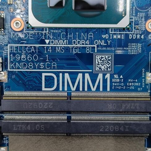 استبدال Dell Inspiron 5406 2-in-1 Motherboard Hell Cat 14 MS TGL 8L 19860-1 Board I7-1165G7 Processor 0VMRNH VMRNH in Saudi Arabia