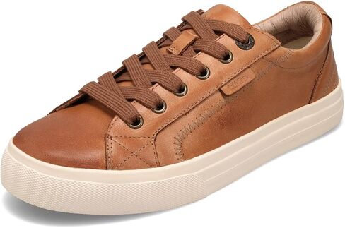 تاوس حذاء رياضي سول لوكس للنساء من بليم - حذاء جلد فاخر برباط مع منحنيات ووسادة قدم قابلة للازالة مع دعم قوس القدم لراحة واناقة طوال اليوم in Kuwait