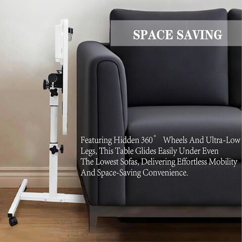 طاولات محمولة قابلة للتعديل مع تعديلها مع عجلات لمستشفى الأريكة فوق طاولة المائدة الجانبية الجداول in Kuwait