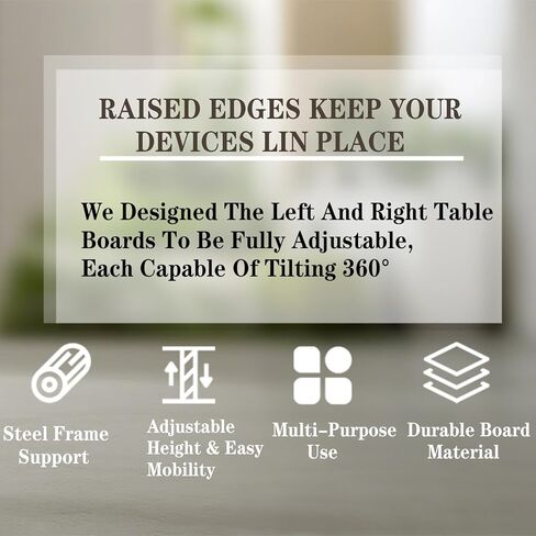 طاولات محمولة قابلة للتعديل مع تعديلها مع عجلات لمستشفى الأريكة فوق طاولة المائدة الجانبية الجداول in Kuwait