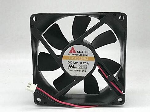Y.S.TECH 12V 0.23A 8CM 8025 Cooling Fan in Saudi Arabia