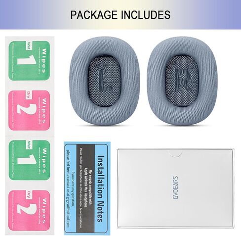 وسائد الأذن استبدال لـ AirPods Max 2024 ، تغطى وسادات الأذن لقرون الهواء Apple Max 2 Over-are مع جلد البروتين المقاوم للعروع (برتقالية) in Saudi Arabia
